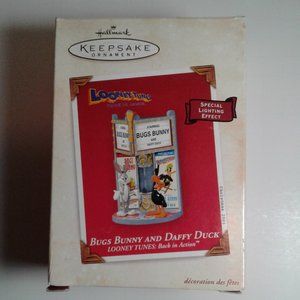 Ornament Hallmark Keepsake Bugs Bunny and Daffy Duck: Back in Action 2003